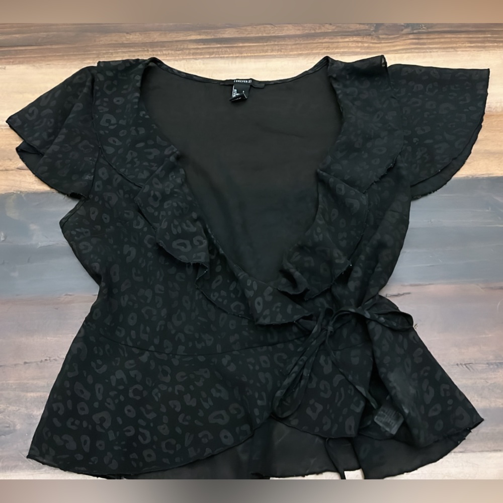 FOREVER21 Black Blouse